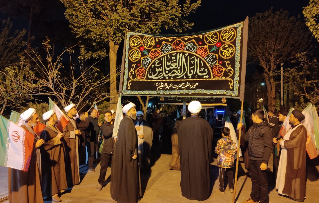 دسته‌عزاداری شاگردان مکتب امام صادق علیه‌السلام به مناسبت سالروز شهادت رئیس مذهب شیعه